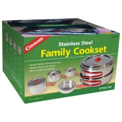 Coghlans Edelstahlkochset 'Family' - Pot -Camping Equipment Store coghlans edelstahlkochset family pot detail 3