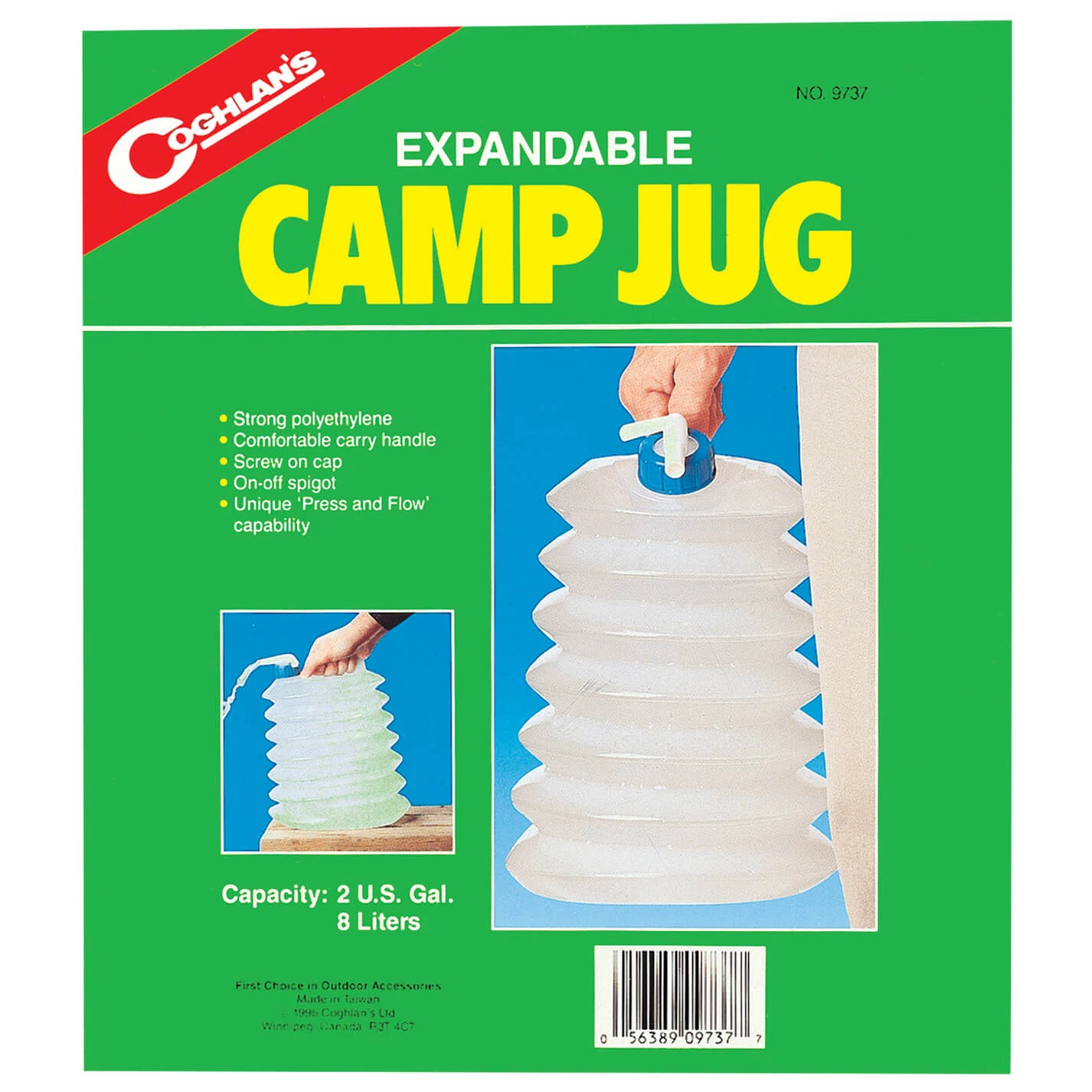 Coghlans Faltkanister Camp Jug - Water Bladder 1 Coghlans Faltkanister Camp Jug - Water Bladder