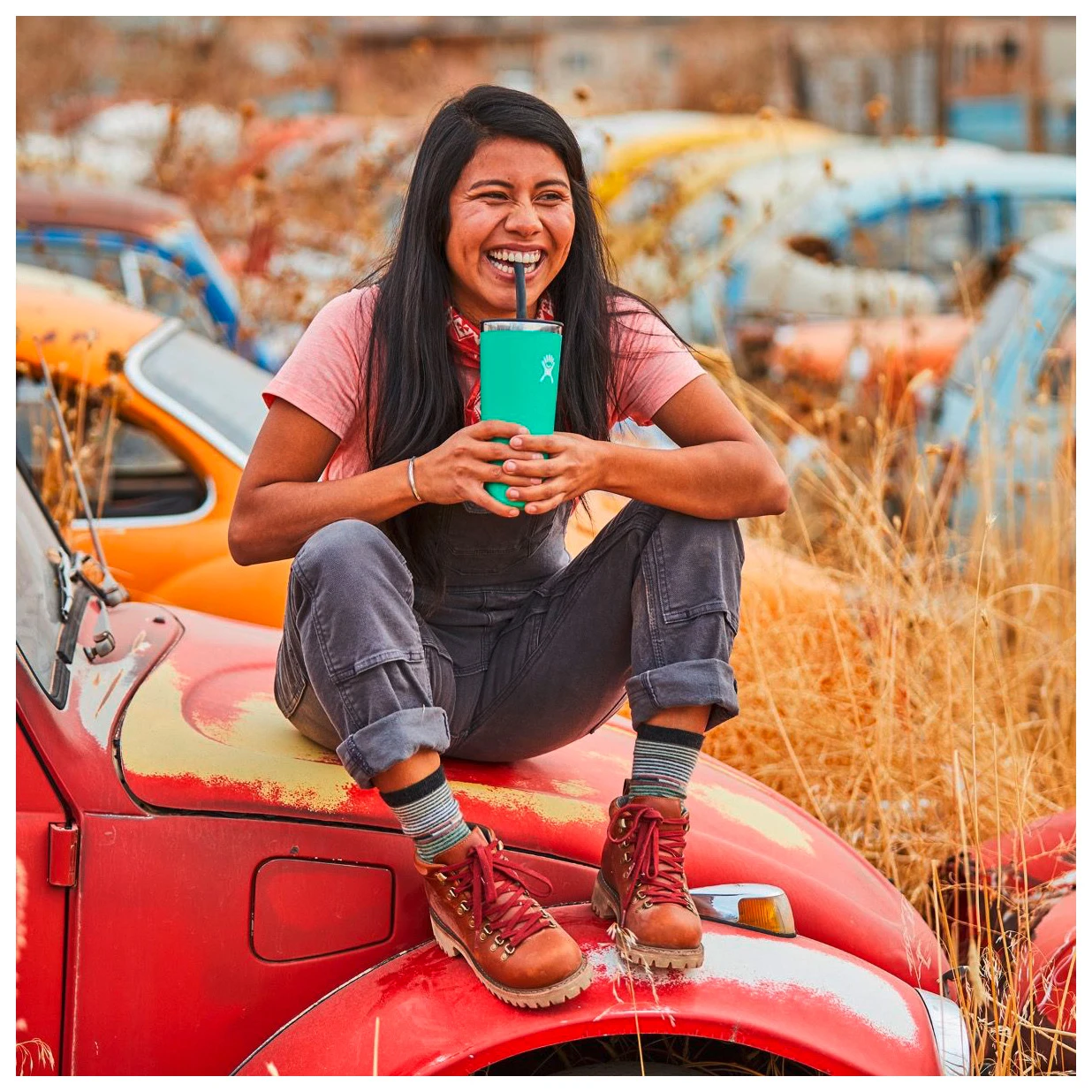 Hydro Flask Medium Press-In Straw Lid - Straw 2 Hydro Flask Medium Press-In Straw Lid - Straw - Image 2