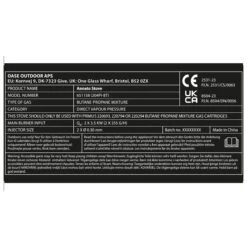 Outwell Annatto Stove - Gas Stove -Camping Equipment Store outwell annatto stove gas stove detail 7