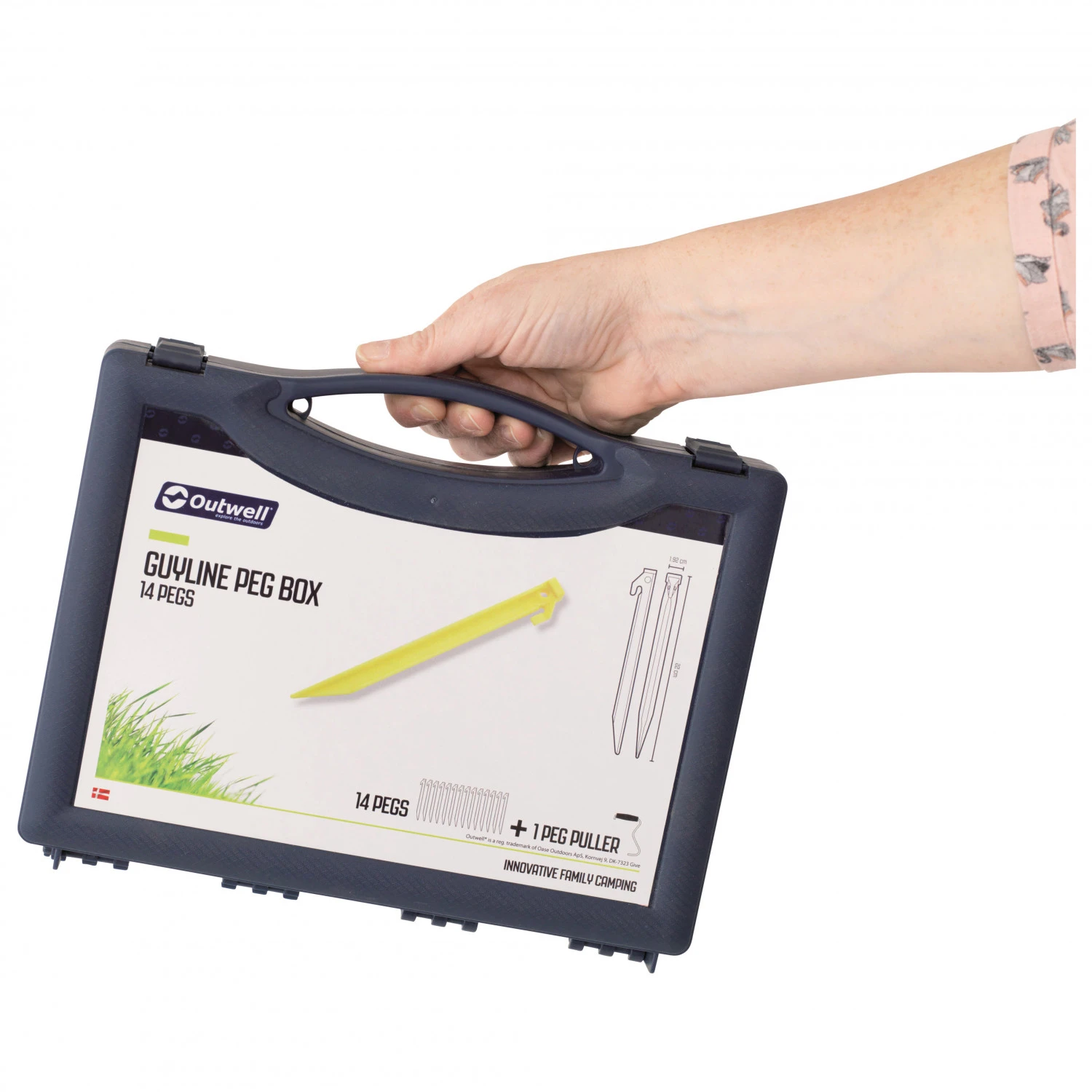 Outwell Guyline Peg Box - Tent Stake 2 Outwell Guyline Peg Box - Tent Stake - Image 2