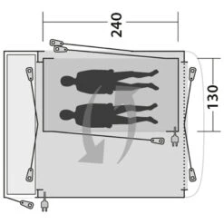 Outwell Milestone Inner - Body 7 Outwell Milestone Inner - Body -Camping Equipment Store outwell milestone inner body detail 2