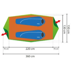 Femund - 2-person Tent -Camping Equipment Store rejka femund 2 person tent detail 3