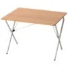 Snow Peak Single Action Table Bamboo Top - Camping Table