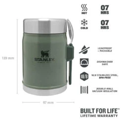 Stanley Classic Food Jar - Food Storage 7 Stanley Classic Food Jar - Food Storage -Camping Equipment Store stanley classic food jar food storage detail 4