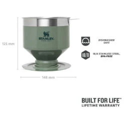 Stanley Classic Perfect-Brew Pour Over - Coffee Filter 7 Stanley Classic Perfect-Brew Pour Over - Coffee Filter -Camping Equipment Store stanley classic perfect brew pour over coffee filter detail 4