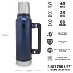 Stanley Classic Vakuum-Flasche 1,4 L - Insulated Bottle -Camping Equipment Store stanley classic vakuum flasche 14 l insulated bottle detail 4