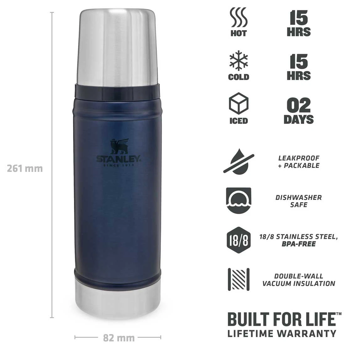 Stanley Classic Vakuum-Flasche - Insulated Bottle 4 Stanley Classic Vakuum-Flasche - Insulated Bottle - Image 4
