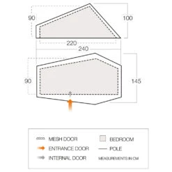 Vango F10 Hydrogen Air - 1-person Tent -Camping Equipment Store vango f10 hydrogen air 1 person tent detail 3