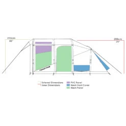 Evo TM V2 - 4-person Tent -Camping Equipment Store zempire evo tm v2 4 person tent detail 7
